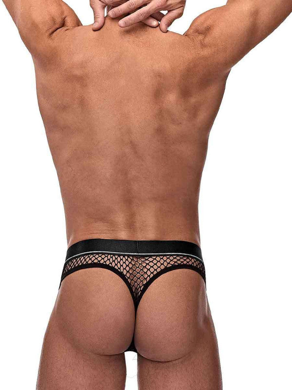 Pit Net  Ring Thong - S/ M - Black