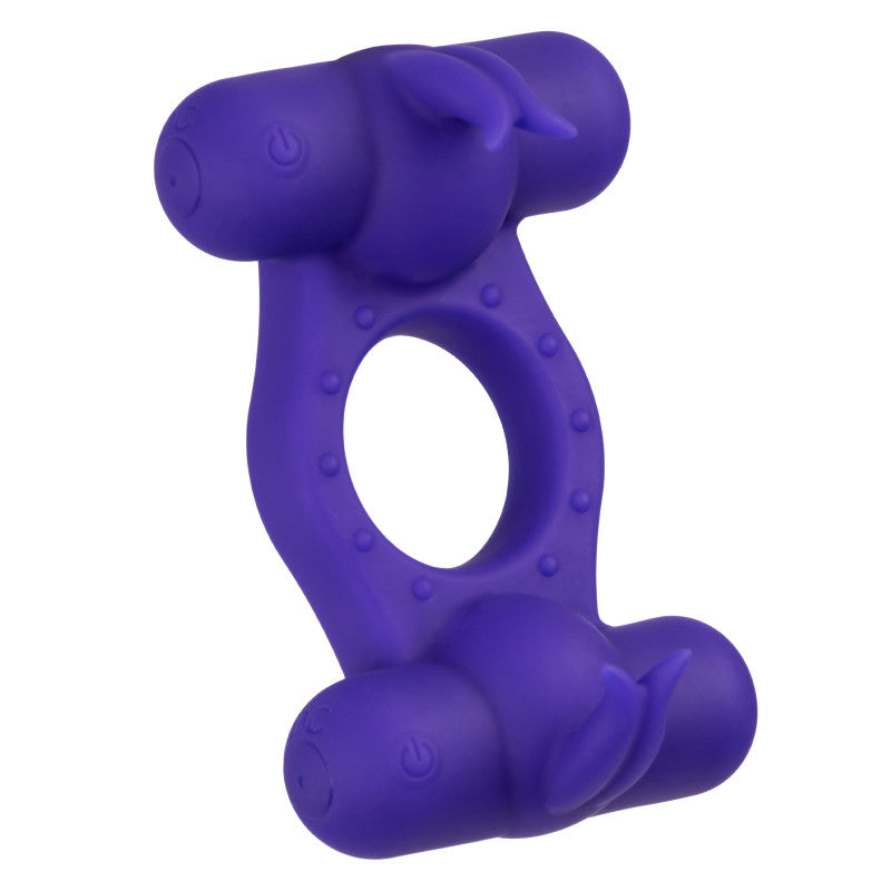 Silicone Rechargeable Triple Orgasm -  Purple