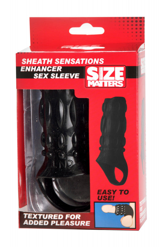 Sheath Sensations Penis Sheath - Black