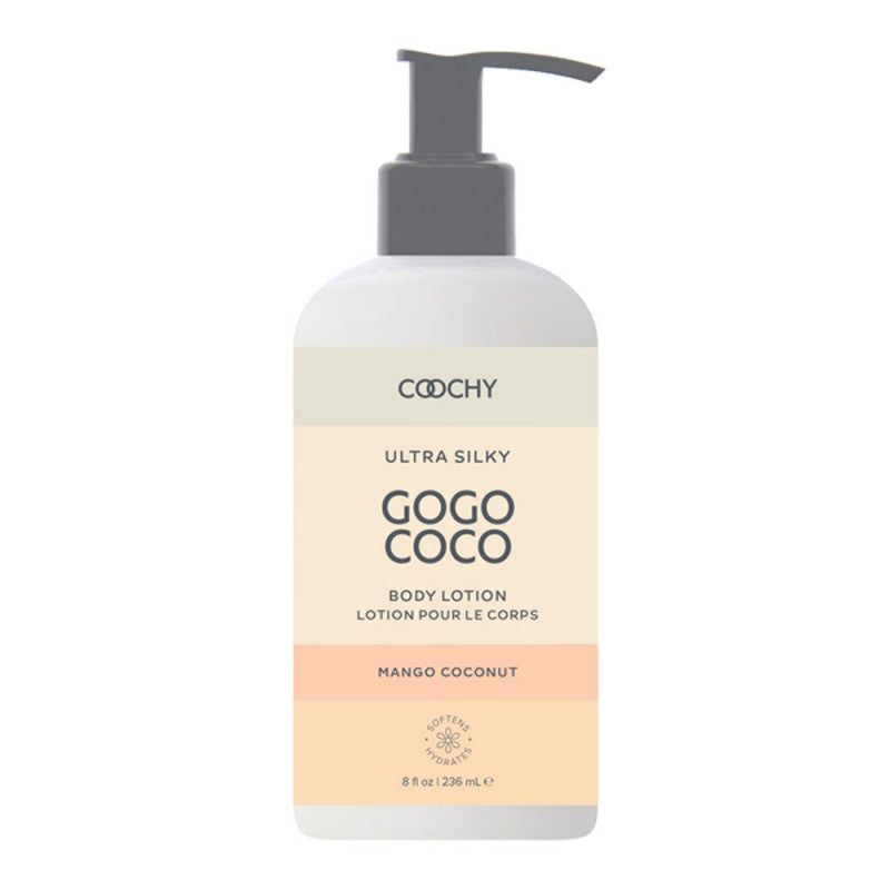 Coochy Ultra Silky Body Lotion - Mango Coconut  -  8 Oz