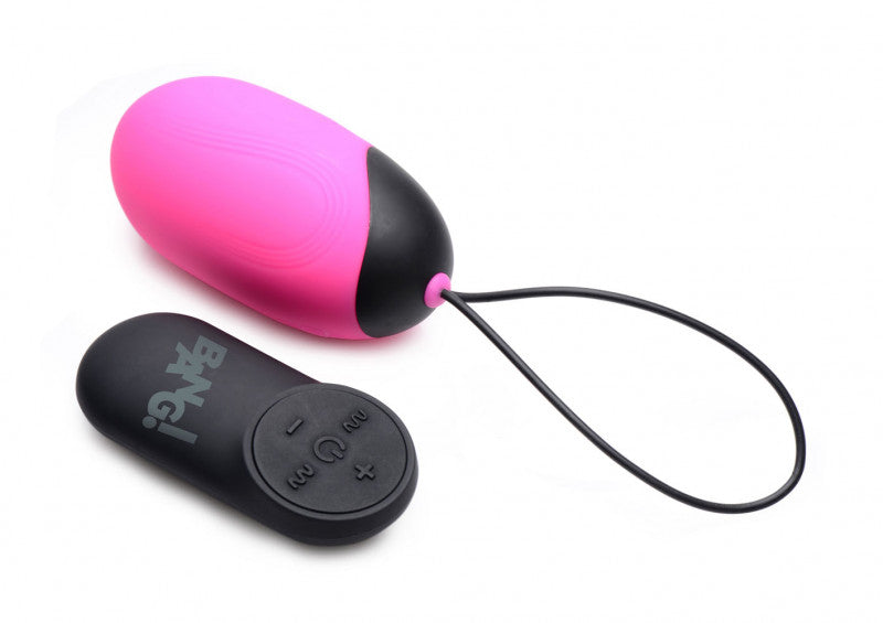XL Remote Silicone Vibrating Egg - Pink