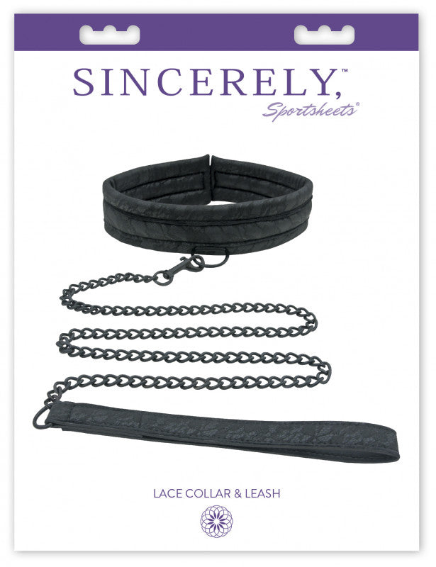 Midnight Lace Collar &amp; Leash