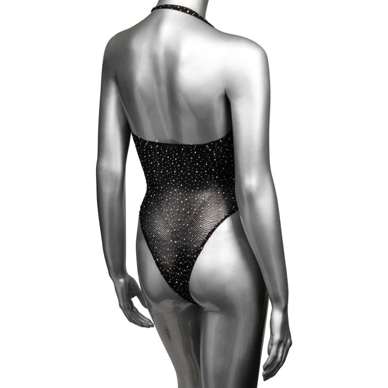 Radiance Deep v Body Suit - One Size - Black
