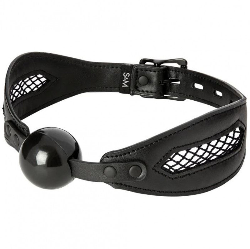 Sex and Mischief Fishnet Ball Gag