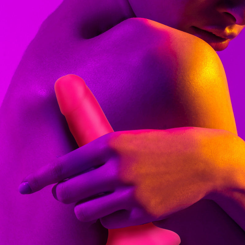 Neo Elite - 6 Inch Silicone Dual Density - Neon Pink
