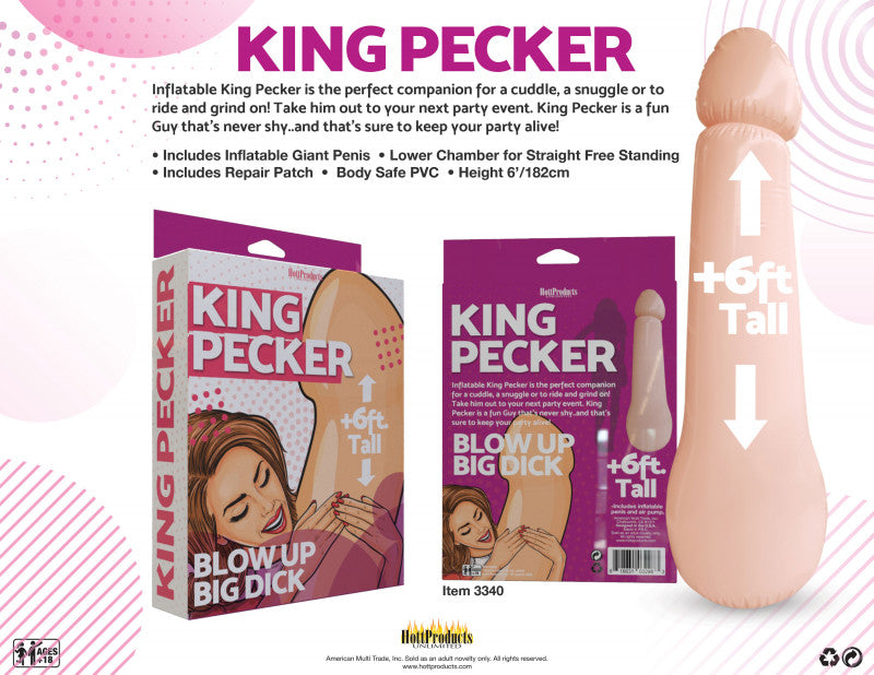 King Pecker- 6 Foot Giant Inflatable