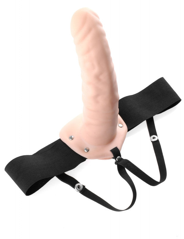 Fetish Fantasy Series 8-Inch Hollow Strap-on - Flesh