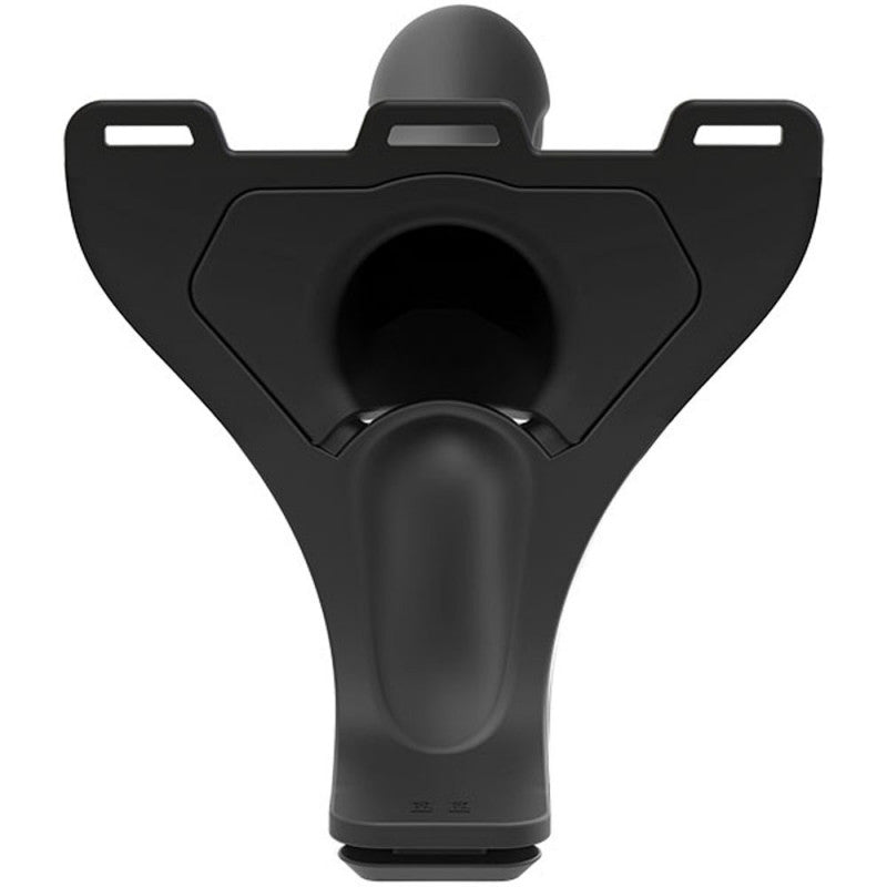 Body Extensions - Hollow Large  Strap-on  2-Piece Set With  Vibrator - Black
