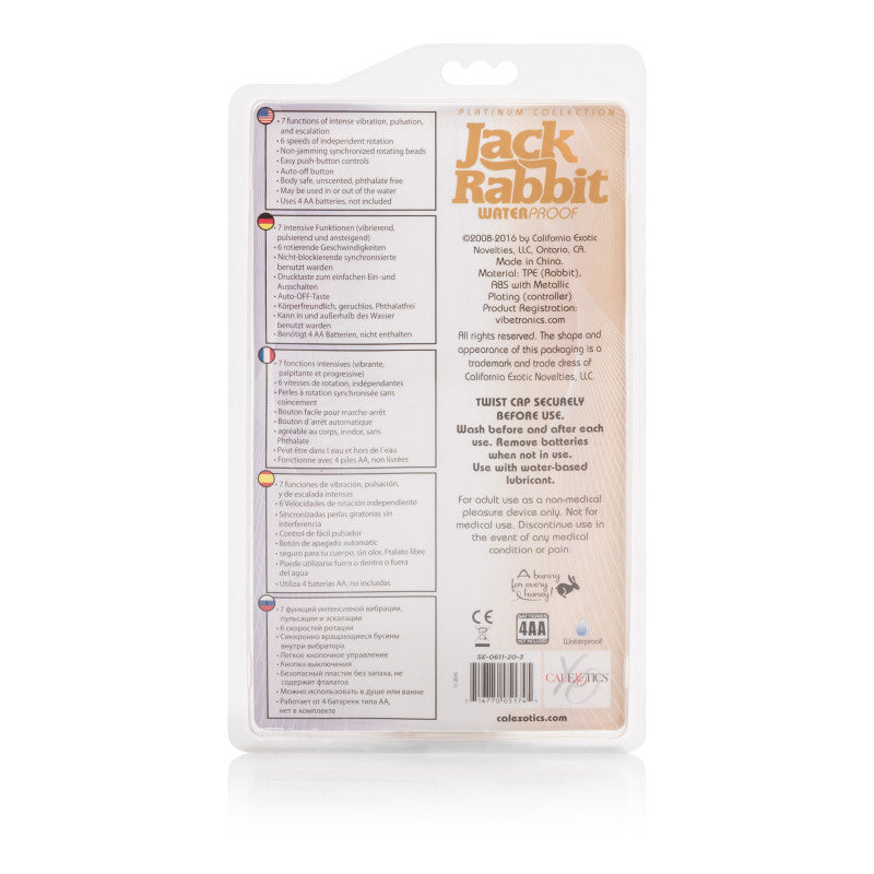 Platinum Jack Rabbit Gold