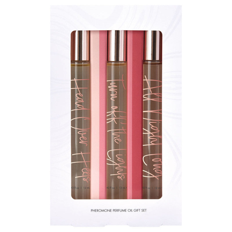 Pheromone Perfume Oil 3 Pc Gift Set