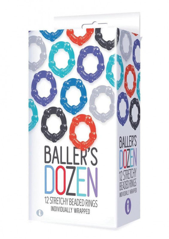 The 9's - Baller Dozen Beaded - 12 Pc Ring Set