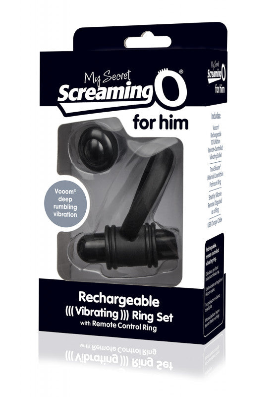 My Secret Bullet and Ring for Him - Black