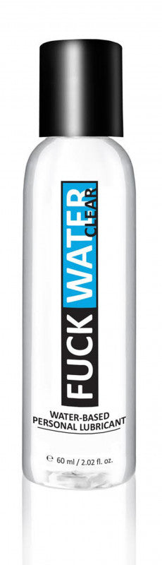 F Water Clear 2oz Water Based Lubricant