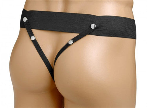 Erection Assist Hollow Strap-on - Black