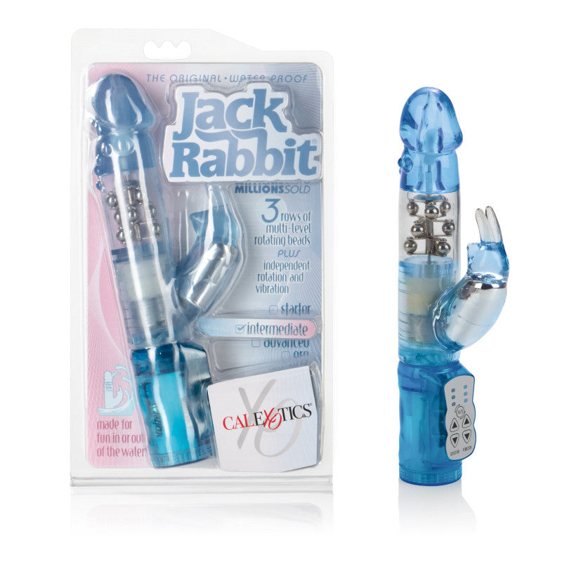 Waterproof Jack Rabbit Blue Floating Beads