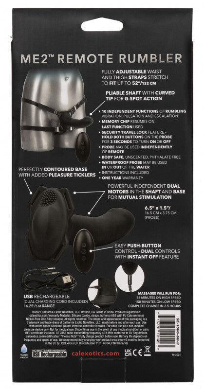 Her Royal Harness Me2 Remote Rumbler - Black