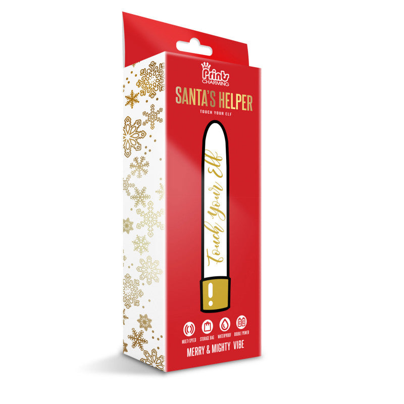Prints Charming Santas Helper Merry and Mighty  Vibe - Touch Your Elf