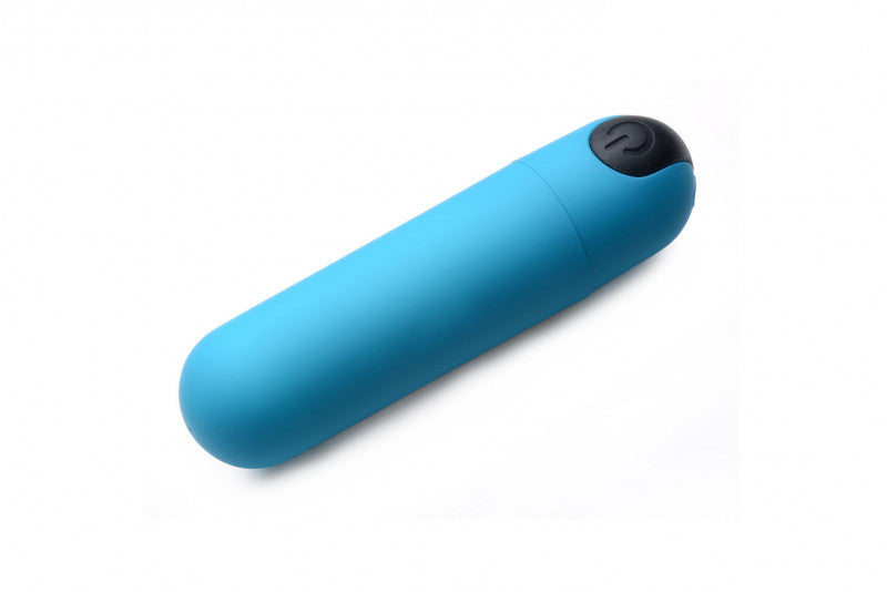 Vibrating Bullet With Remote Control - Blue