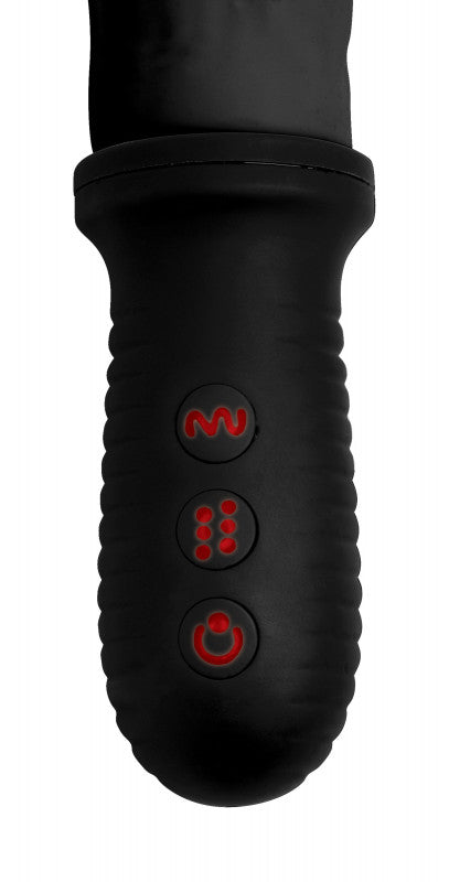 8x Auto Pounder Vibrating and Thrusting  With Handle - Black