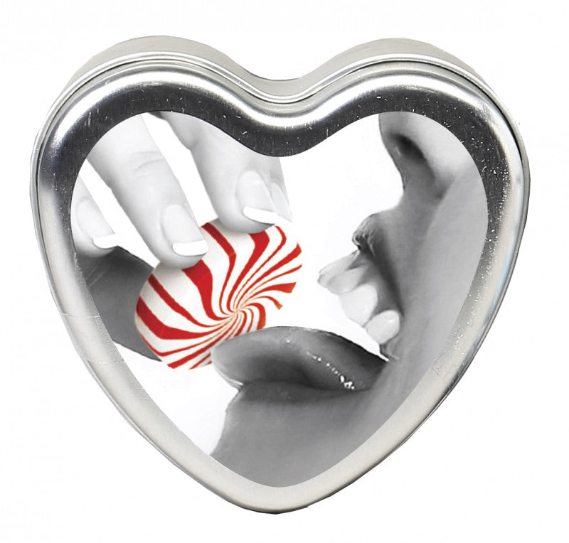 Mint Edible Heart Candle - 4.7 Oz.