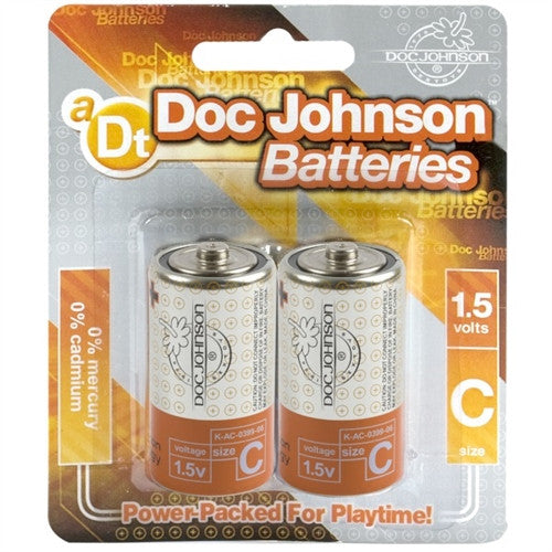 Doc Johnson Batteries - C - 2 Pack