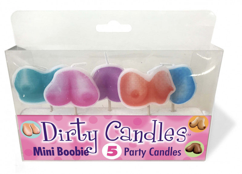 Naughty Boob Candles 5 Party Candles