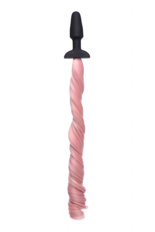 Pink Pony Tail Anal Plug