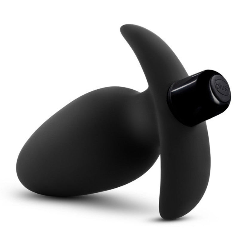 Anal Adventures- Platinum- Silicone Saddle  Plug- Black