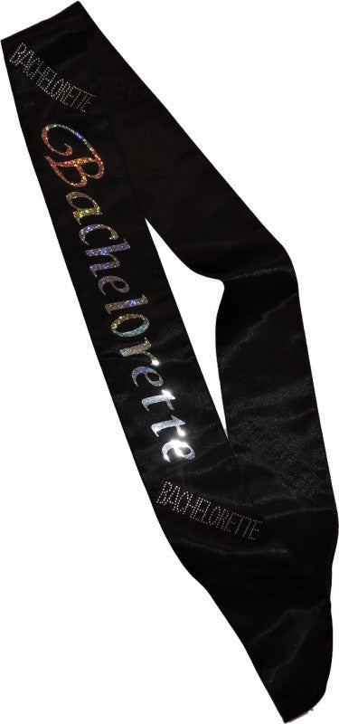 Bachelorette Sash With Clear Stones