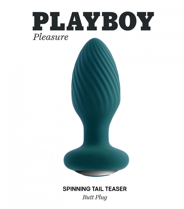 Spinning Tail Teaser - Butt Plug -  Teal