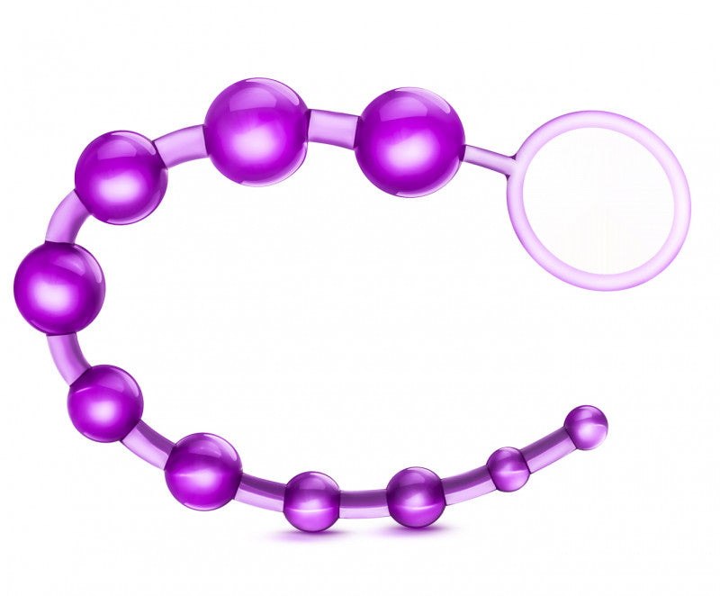 Sassy 10 Anal Beads Purple