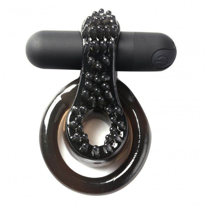 Jagger Vibrating Erection  Ring - Black