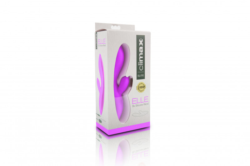 Cimax Elite Elle - Rechargeable 9x Silicone Vibe  - Purple