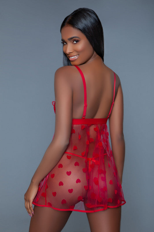 Valentina Slip - Large - Red