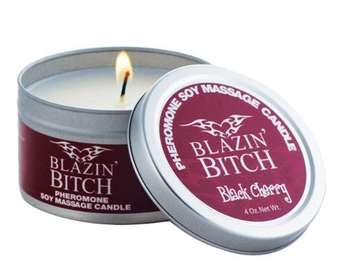 Pheromone Candle Blazin Bitch - 4 Oz.