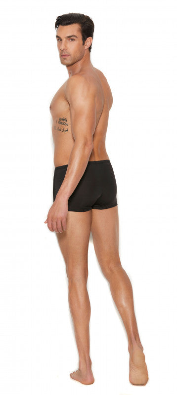 Men's Lycra Boxer Brief - Large/xlarge - Black