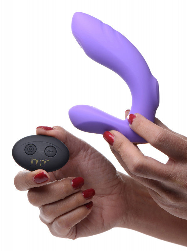 10x G-Tap Tapping Silicone G-Spot Vibrator -  Purple