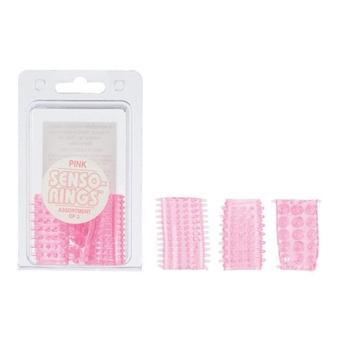 Senso Rings 3-Pack Pink
