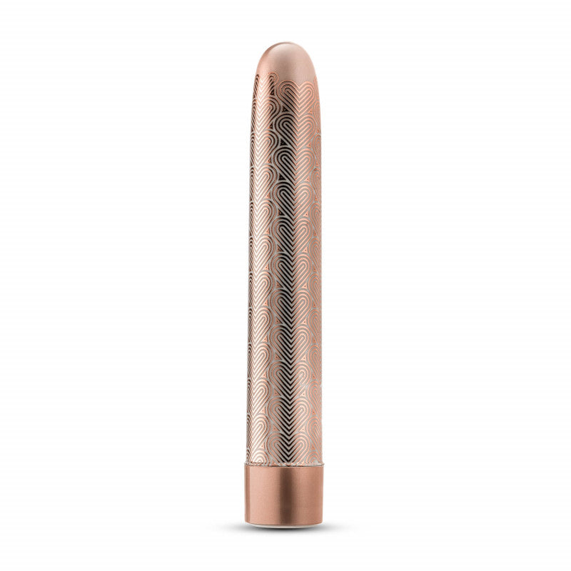 The Collection - Lattice - 7 Inch Rechargeable Vibe - Rose Gold