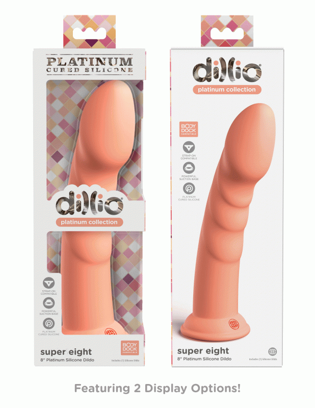 Dillio Platinum - Super Eight 8 Inch  - Peach