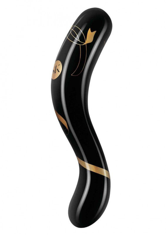Secret Kisses - 7 Inch Handblown Double Ended   - Black