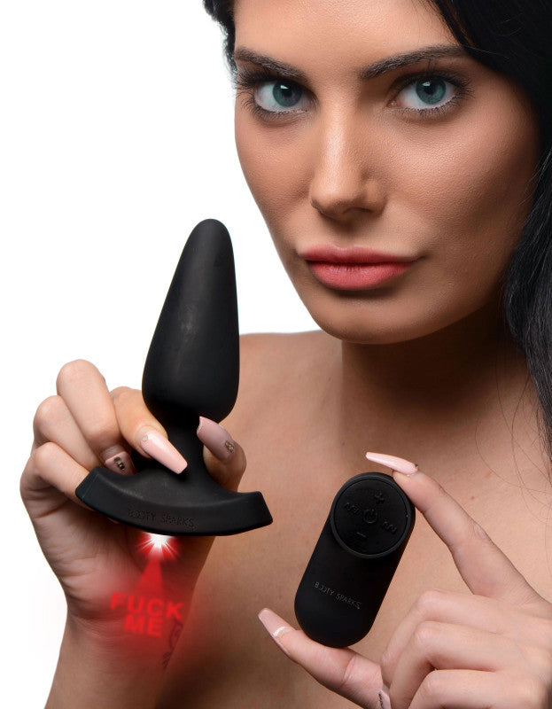 Laser F Me Anal Plug With Remote Control - Small