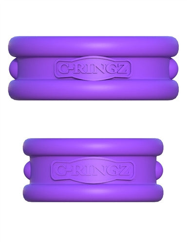Fantasy C-Ringz Max Width Silicone Rings - Purple