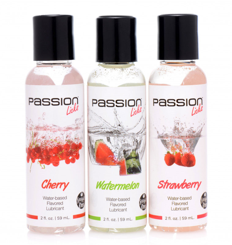 Passion Licks 3 Piece Flavored Lube Set - SomethingSexyPlanet Passion Licks 3 Piece Flavored Lube Set - SomethingSexyPlanet