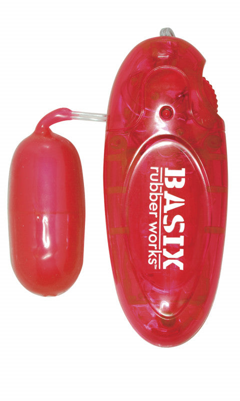 Basix Rubber Works - Jelly Egg - Red