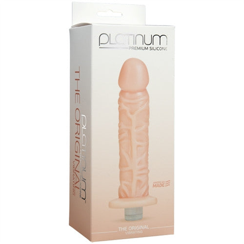 Platinum Premium Silicone - the Original 8-Inch  Vibrating - White