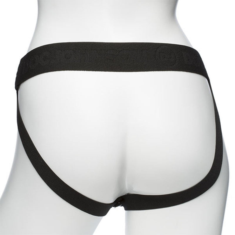 Body Extensions - Hollow Bulbed Strap-on 2-Piece  Set With  Vibrator - Black