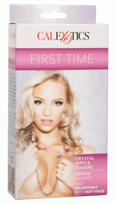 First Time Crystal Nipple Teasers - Pink