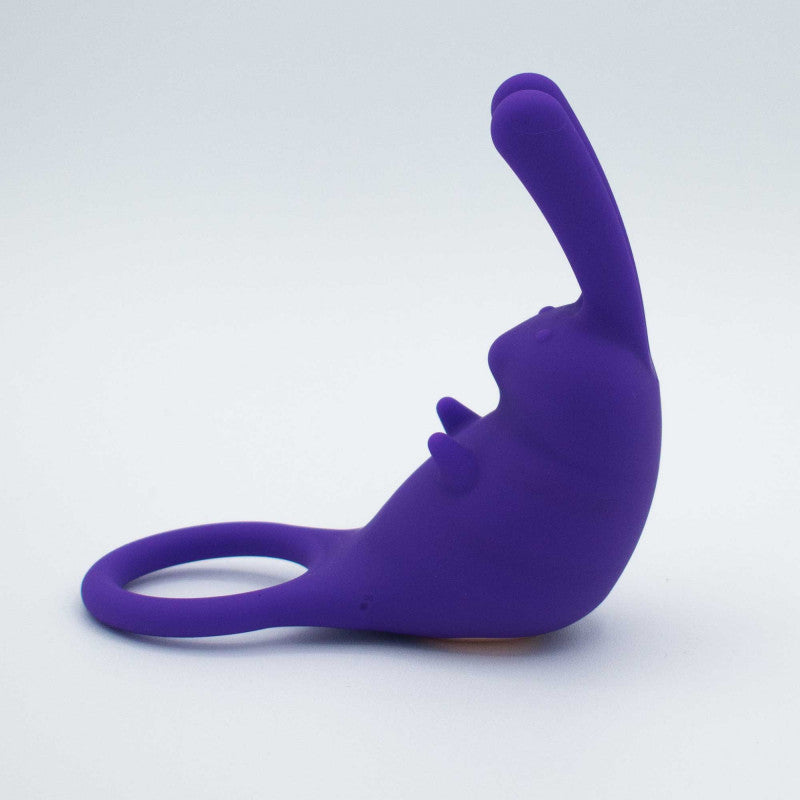 The Hopper Ring and Bullet Vibrator -  Purple