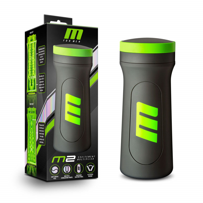 M for Men - M2 - Male Masturbator Cup - Black - SomethingSexyPlanet M for Men - M2 - Male Masturbator Cup - Black - SomethingSexyPlanet